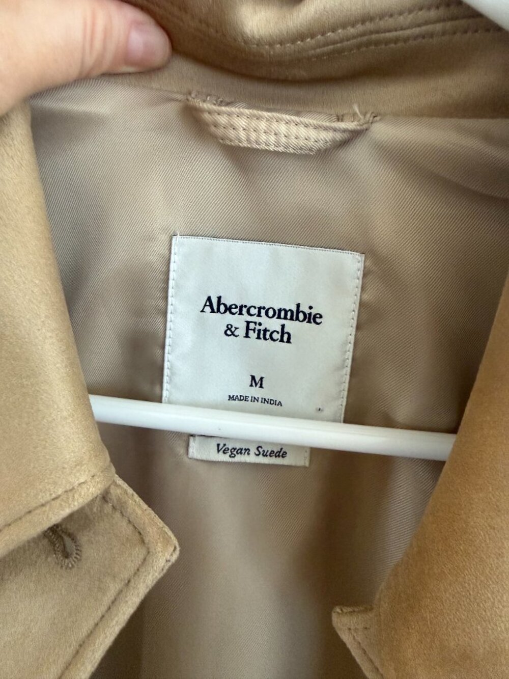 Abercrombie and Fitch Vegan Suede Jacket - Picture 3 of 4